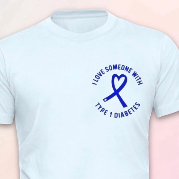 I Love Someone With Type 1 Tee, Sizes S-XXXL - Picture 2 of 7